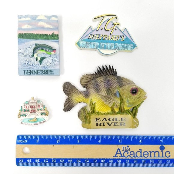 Vtg 4 Kitchen Refrigerator Magnets Assorted - Picture 4 of 4